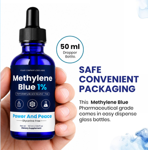 Azul de Metileno de Marca Privada en Gotas Líquidas al 1% – Sin Alcohol y Sin Glicerina |   Botella con Gotero de 50 mL |   Suministro al por Mayor OEM/ODM - Product Image 6