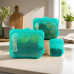 Bolsa de Silicona Reutilizable XIAOHONG, Nuevo Estilo, para Conservación de Alimentos, para Refrigerios y Sándwiches - Product Image 3