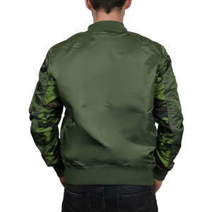 New Fashion Cool Style Satin Bomber Jacket For <b>Boys</b> Customized Logo Printing Light Weight Full Sleeves Men Bomber Jackets - Product Image 2