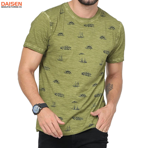 Camiseta de Verano de Algodón para Hombre, Ligera, Transpirable, de Color Sólido, Informal, de Manga Corta, Personalizable, Fabricante Mayorista - Product Image 3