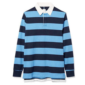 Camiseta de Rugby Personalizada para Hombre, Transpirable, Anti-UV, de Secado Rápido, 100% Poliéster, Impresión por Transferencia de Calor, la Mejor de Pakistán - Product Image 6