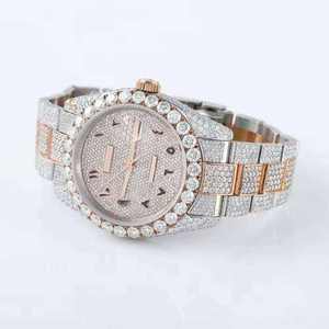 Reloj VVS en Oferta, Digital, para Hombre y Mujer, Estilo Ejecutivo, Color Blanco y Rosa, con Espinas, Lujoso, Antiguo, con Correa de Silicona - Product Image 2