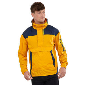 Quarter Zipper Lightweight & Breathable Outerwear Windbreaker <b>Jacket</b> <b>Waterproof</b> Coated Softshell Windbreaker <b>Jackets</b> for Men's - Product Image 1