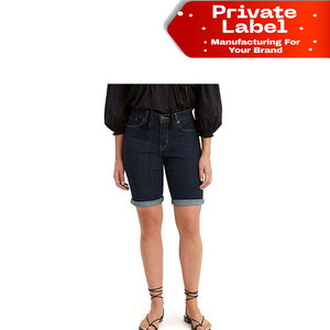 Salopette en jean de luxe pour femme, design personnalisé, taille mi-haute, décontractée, délavage effet neige, qualité supérieure, fabrication OEM, en jean biologique - Product Image 1