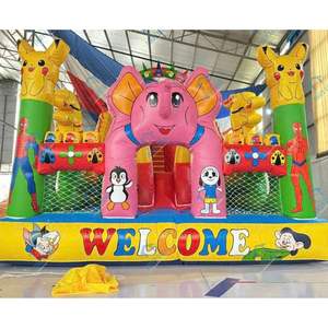 Castillo Inflable de PVC al por Mayor, Garantía de 12 Meses, Marca Viet Nam Thuy Linh, Uso para Juegos, Fácil Instalación, Transporte Seguro - Product Image 3