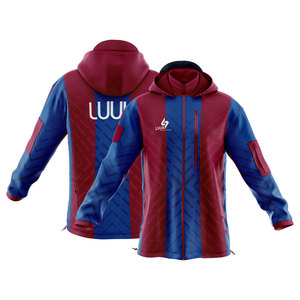 Chaqueta de Esquí con Capucha Sublimada Personalizada, Impermeable, Cortavientos, Transpirable, Ropa Deportiva, Proveedor OEM - Product Image 3