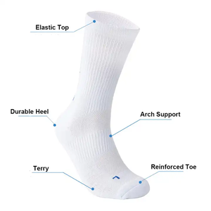 Wholesale High Quality Custom Fuzzy Plush Crew <b>Socks</b> Men's Spring Spandex/Nylon/Cotton Standard Anti-Foul Daily Life Unisex - Product Image 2