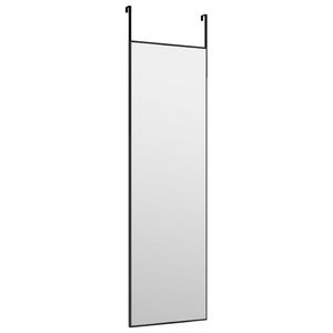 Espejo Minimalista con Marco de Aluminio Negro y Puerta de Vidrio, Estilo Decorativo Mediano - Product Image 3