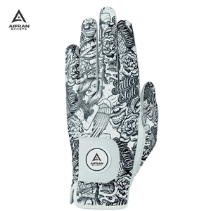 Guantes de Golf de Piel de Cabretta AIFRAN con Logotipo Personalizado, para Mano Izquierda o Derecha, de Piel de Oveja, Suaves, Transpirables, Antideslizantes, Venta al Por Mayor de Fábrica - Product Image 1