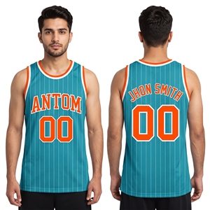 Camiseta de Baloncesto Naranja Personalizada, Uniforme de Equipo Sublimado, Malla Transpirable de Secado Rápido, Ropa Deportiva para Hombre, Nombre, Número, Logotipo, OEM, Venta al Por Mayor - Product Image 6
