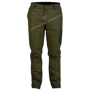 Pantalón de caza de carga, Color doble, alta calidad, 100% tela de lona de algodón, cremallera y cierre de botones, bolsillos laterales, forro interior de algodón - Product Image 1