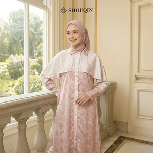 Shouqin Alayla - Elegante Vestido Largo Musulmán de Satén de Seda con Botones Delanteros para Mujer, Manga Larga, Abaya Modesta, Tallas Grandes XS-XXL - Product Image 4