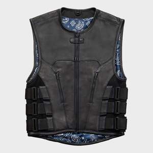 Chaleco de cuero estilo Swat para hombre - Product Image 1