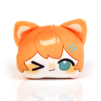 Porte-clés en peluche personnalisé Vograce, mini-poupée animale moelleuse magnétique, breloques pour clés, jouet en peluche de dessin animé en gros