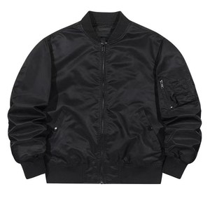 Custom Logo bomber <b>jacket</b> with fleece bomber styling, casual bomber fit for US brands Wholesale Private Label - Product Image 3