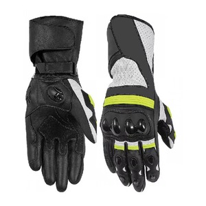 Guantes de cuero para motocicleta, antideslizantes, transpirables, de dedo completo, para deportes al aire libre, unisex, de cuero vacuno, color personalizado. - Product Image 6