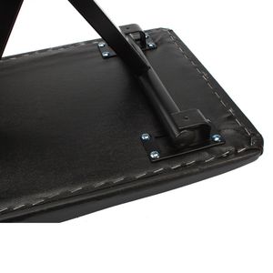 Sgabello Pieghevole Regolabile per Pianoforte Nero con Funzionalità Elettroniche, Martello in Plastica, Altoparlante e Tavola Sonora per Pianoforte Elettronico - Product Image 5