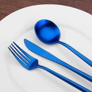 Ensemble de couverts durables en acier inoxydable 5 pièces, couteau, fourchette, cuillère, finition miroir premium, vaisselle pour cuisine à prix avantageux - Product Image 5
