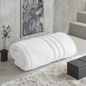 Serviettes de bain en coton de haute qualité confortables pour la maison, ensembles de serviettes de bain avec logo personnalisé - Product Image 1