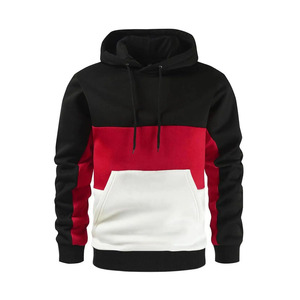 Sweat à capuche pour homme en polyester/coton, coupe ajustée, anti-rétrécissement, de haute qualité, en tissu éponge français, effet délavé, respirant, séchage rapide, avec logo personnalisé - Product Image 2