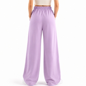 Pantalones Anchos de Salón para Mujer, Talla Grande Premium, Ropa de Salón Cómoda, Estilo Casual Moderno, Algodón Suave, Comodidad Urbana - Product Image 2