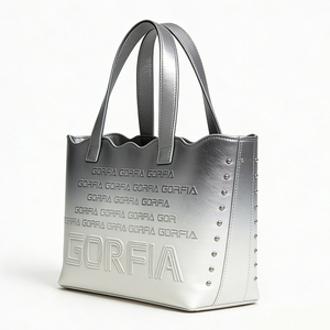 Bolso Tote de Moda con Diseño Elegante, Gran Capacidad, en PU, con Remaches y Logotipo de Marca en Relieve, Bolso de Alta Gama para Mujer - Product Image 4
