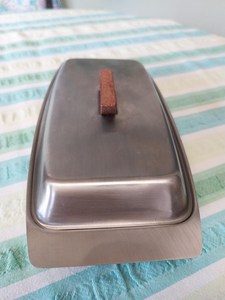 Food Safe Stainless Steel Butter Dish with Hygienic Lid - Product Image 2