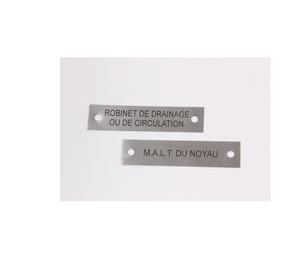 Custom New Antique Brass Plate Design Embossed Furniture Logos Brand <b>Name</b> Etched <b>Tags</b> For Restaurant Equipment - Product Image 1