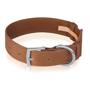 Collier pour chien en cuir robuste classique OEM ODM, réglable, personnalisable, nouvelle arrivée, accepte les emballages personnalisés, ceinture de collier pour chien en cuir - Product Image 1