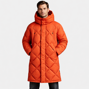 เสื้อแจ็คเก็ตมีฮู้ดสำหรับฤดูหนาวแบบควิลท์สำหรับผู้ชายและผู้หญิง ยี่ห้อ GLOVES City น้ำหนักเบา ระบายอากาศได้ดี กันลม ไซส์ใหญ่ สีพื้น อุ่นสบาย ปิดด้วยซิป - Product Image 1