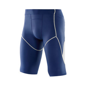 Latest Design Men's High Quality Compression Shorts Pants Elastic Spandex Polyester <b>Material</b> Custom Logo Solid Pattern - Product Image 3