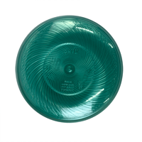 Assiettes de dîner jetables de luxe haut de gamme en PS, motif personnalisé, technique pigmentée, durables, marque Folin