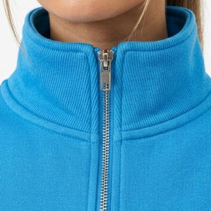 Wholesale <b>Women</b> French Terry Baggy Tracksuit Set Cropped Zipper <b>Jacket</b> Wide Leg Sweatpants Custom Activewear Set For <b>Women</b> - Product Image 6