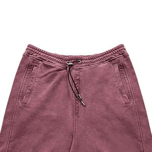<b>Men</b> Solid Color Cotton <b>Bermuda</b> <b>Shorts</b> Drawstring Waist Casual Wear Breathable Mid Rise Pockets - Product Image 6