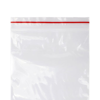 Sacs en polyéthylène transparents givrés de haute qualité avec fermeture éclair personnalisée avec logo, pour l'emballage des vêtements