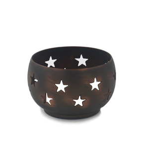 Antique Brass Star Tealight Candle Holder Handmade Metal Votive <b>Mini</b> Cup for Table Centerpiece Home Decor Bulk - Product Image 1