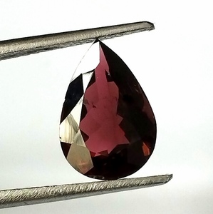 Tourmaline rose foncé taille poire non traitée 2,20 carats, pierre précieuse naturelle facettée, taille pendentif 7,8x11,3 mm - Product Image 3