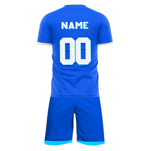 Uniformes de Fútbol Sublimados Transpirables 100% Poliéster de Manga Corta, Diseño Único, Precio Económico, Ropa Deportiva - Product Image 6