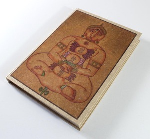 Cuaderno de tapa dura con 48 hojas / 96 páginas de papel Lokta vintage reciclado hecho a mano como cubierta - Product Image 3