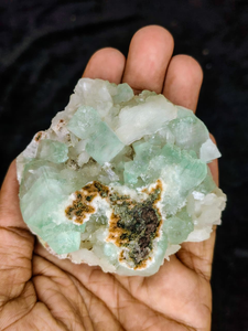 Apofilita Verde Natural con Clúster de Cristales de Stilbita, Espécimen Mineral Premium, Piedra Curativa, Calidad Coleccionable para Exhibición - Product Image 2