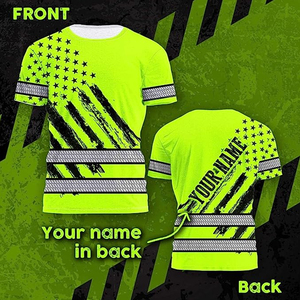 New Summer Men's Sublimation Printed <b>T</b>-<b>shirt</b> <b>Tooling</b> Excavator 3D HD Digital Printing Personality Safety <b>Shirts</b> - Product Image 6