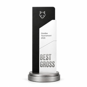 ถ้วยรางวัลกอล์ฟ Best Gross Sports ปี 2026 ชุบเงิน คริสตัล สลักข้อความตามสั่ง พร้อมโลโก้ธุรกิจ ของขวัญสุดพิเศษ - Product Image 3