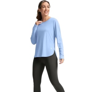 Ladies Casual Loungewear <b>Set</b> Long Sleeve Top and Elastic Waist Shorts Breathable Comfortable Nightwear Homewear Clothing <b>Set</b> - Product Image 1