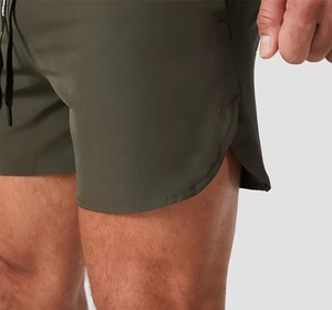 Shorts de course à séchage rapide pour hommes, légers et respirants, shorts d'entraînement de gym, shorts de sport à taille élastique avec logo personnalisé - Product Image 5