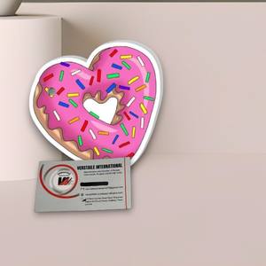 Placas Acrílicas Magnéticas Personalizadas para Extensión de Pestañas con Diseños de Donut, San Valentín, Mariposa, Corazón, Cuadrado y Flor, Ecológicas y de Belleza - Product Image 5