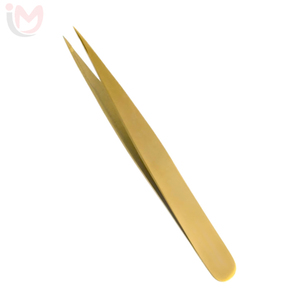 Pinzas Multifuncionales de Acero Inoxidable de Alta Precisión con Punta Puntiaguda y Textura Suave para Extensión de Pestañas y Cejas para Maquillaje - Product Image 1