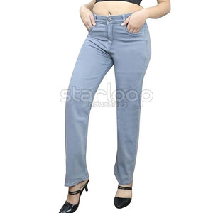 Último Diseño, Servicio OEM, Pantalones Vaqueros para Mujer, Cómodos, Transpirables, de Primera Calidad - Product Image 3