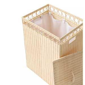 Rattan <b>Basket</b> Hot Sale Best Seller Handmade Natural Eco Friendly <b>Storage</b> Organizer Home Decor Multi Use Laundry Manufacturer - Product Image 6