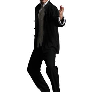 Uniforme de kung-fu de alta calidad para hombres, uniforme de Wing Chun, OEM, tradicional, shaolin, kung-fu, tai chi, venta al por mayor - Product Image 2