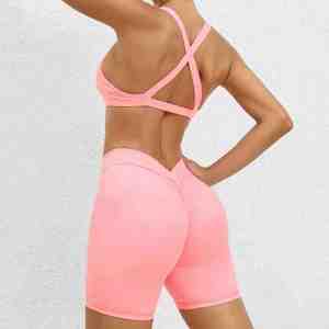 ชุดออกกำลังกายผู้หญิงขายส่ง เสื้อชั้นในกีฬา กางเกงเลกกิ้ง ชุด 5 ชิ้น เอวสูง ชุดออกกำลังกาย ชุดฟิตเนส ชุดโยคะสำหรับผู้หญิง - Product Image 6